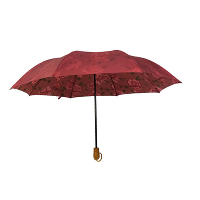 BSCIは2つの折目自動開いた近い防風旅行傘を印刷した