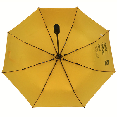 190Tナイロン生地の自動開いた近い防風の折り畳み式の傘