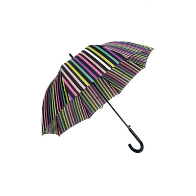 旅行のためのSGSの防風の密集したまっすぐなしまのある傘