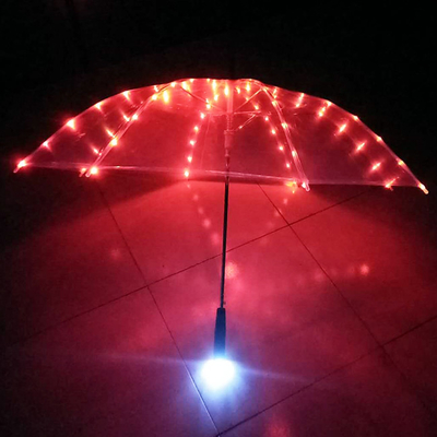 TUV手持ち型の明確なPOE LEDの抜け目がなく軽い傘