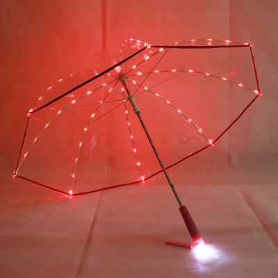 TUV手持ち型の明確なPOE LEDの抜け目がなく軽い傘