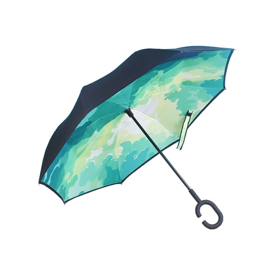 二重層Cは防風の逆の逆にされた傘を扱う