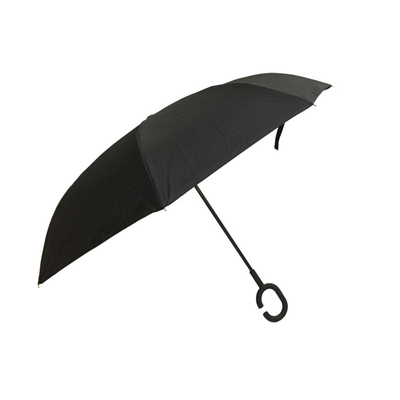 注文Cのハンドルの逆の逆にされた傘の防風の二重層