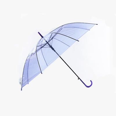 注文のロゴの大人Poeの傘の透明な3折りたたみ23のインチX 8K