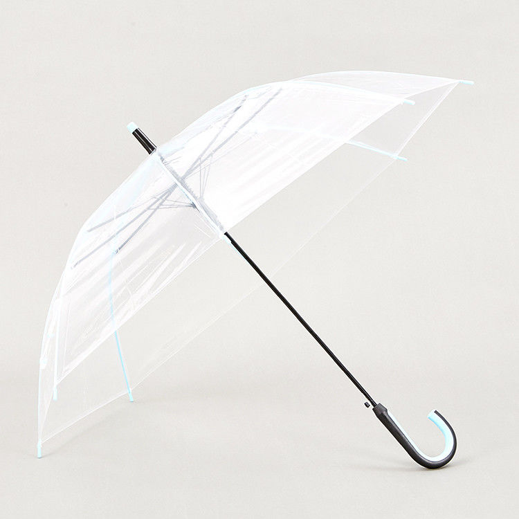 23インチ 8K カラフル傘柄 カラフルフレーム 透明な雨傘