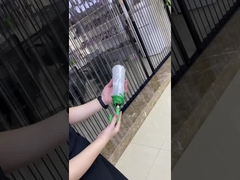 ミニマリスト マニュアルオープン 3つ折り透明の傘 21インチ 持ち運びが簡単