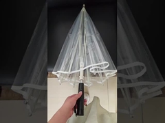 Creative Umbrella の LED 照明 POE 傘で色と機能のポップを追加する